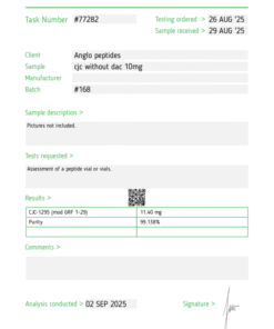 Anglo Peptides CJC-1295 Ipamorelin 10mg+10mg