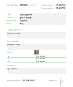 Anglo Peptides GHK-Cu 50mg