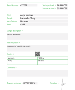 Anglo Peptides Ipamorelin 10mg