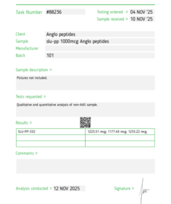 Anglo Peptides SLU-PP-332 1mg x100