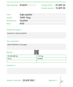 Anglo Peptides TB-500 10mg